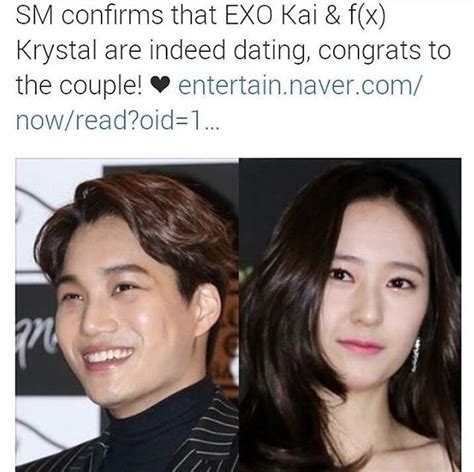 krystal and kai dating confirmed